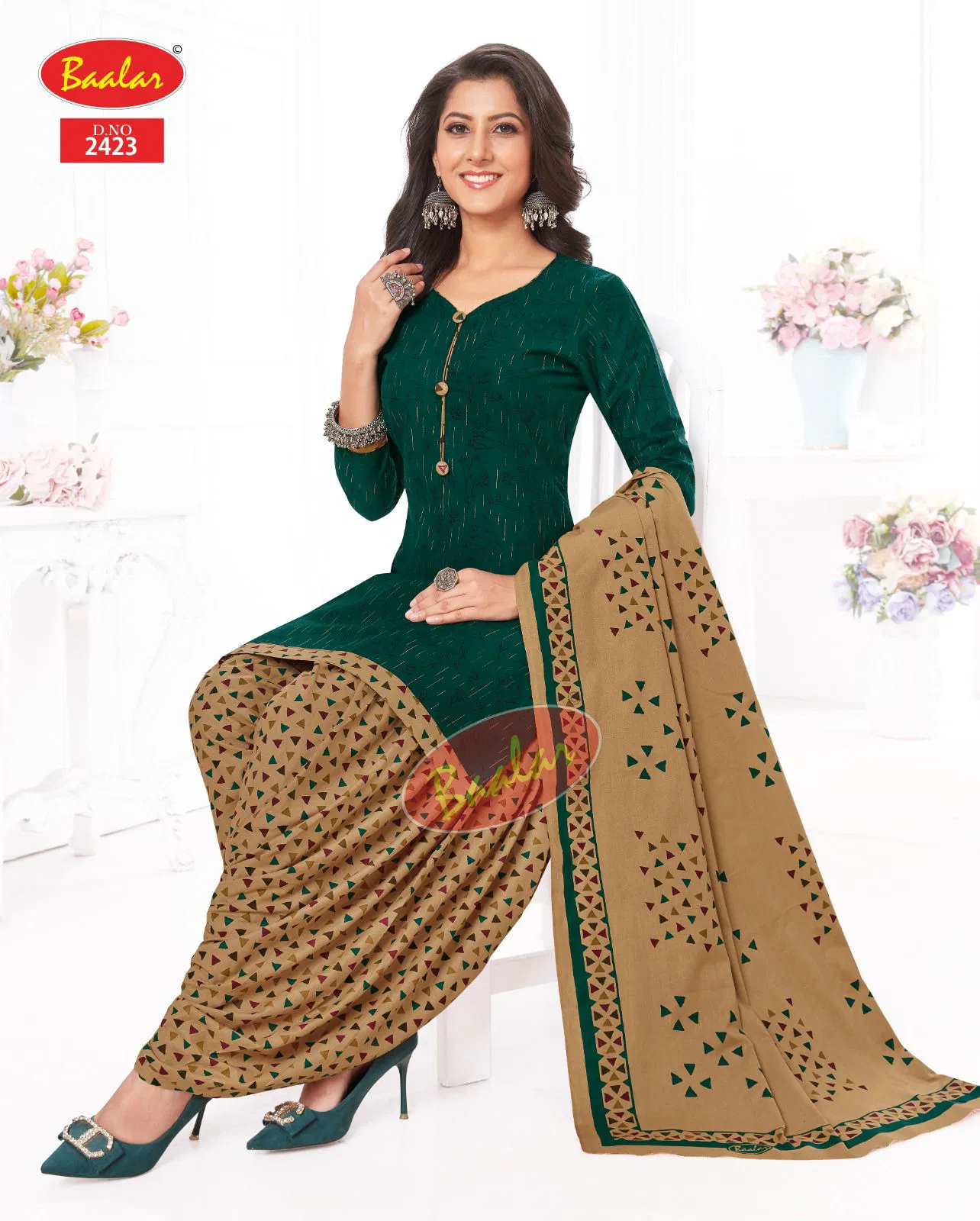 Zaara Vol 14 By Baalar Cotton Printed Dress Material Collection